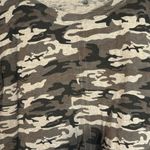 Sanctuary  Camouflage Sweater Front Tie Top Size Large Photo 2