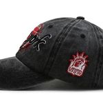 New Distressed Cotton Washed Baseball Cap Outdoor SunHat Casual Versatile Street Silver Photo 3