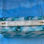 Estée Lauder  Teal and White Floral Cosmetics Bag Photo 4