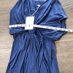 MISA Los Angeles Domino Dress Mini Draped Ruched Navy Blue Womens Size XS NWT Photo 5