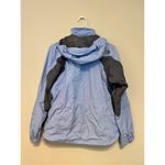The North Face  Light Blue Dark Gray Color Block Waterproof Hyvent Jacket M Photo 1