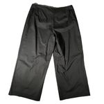 ZARA  Black Wide Leg Capri Cotton Blend Dress Pants Size‎ Medium Photo 1