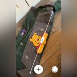 Disney Vintage Women's  Winnie the Pooh Felted Pooh Bear Crewneck Sweatshirt XL Photo 3