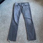 Chip & Pepper  Gray Black Straight Leg Raw Hem Jeans Size 28 Photo 5