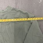 Aerie Women's Large Sweatshirt Down To Earth V-Neck Green Distressed Pullover Photo 7