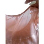 Ambiance Apparel Ambiance Maternity Long Sleeve Rose Pink Sheer Ruched Crewneck Comfort Size M Photo 4