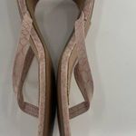 Steve Madden Steven Madden Tavin Embossed Snakeskin Square Toe Kitten Heel Sandals Sz 6.5 Photo 2