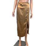 Topshop new 2 co-ord satin adjustable wrap tie midi skirt SK 3081 Photo 9