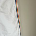 Sundry Anthropologie  White High Rise Rainbow Trim Pants Size 25 Photo 4