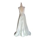 NWOT Plunging Neckline with corset back and pockets wedding dress White Size 12 Photo 11