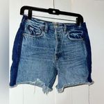 We The Free Free People  Distressed Two Toned Denim Shorts Photo 0