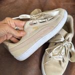 Puma Vintage Style Sneakers- tan Basket Heart Coach/ Festival sneakers size 7.5 Photo 3