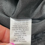 Gracia  lack chiffon top blouse Sz M Photo 7