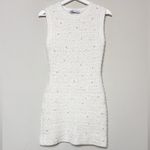 ZARA  Pearl Trim Mini White Dress Photo 2