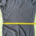 Pretty Little Thing  Women’s Rib Long Sleeve Thumb Hole Jumpsuit in Navy size 10 Photo 7