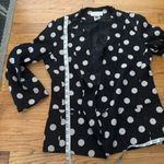 Anthropologie Polka Dot Open Front Blazer Size 8 Photo 4