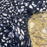 Athleta navy and White Bike Shorts with Abstract Pattern size small Photo 3