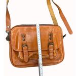 Patricia Nash  womens brown leather shoulder adjustable handbag purse SKU 6649 Photo 1