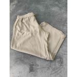 Splendid ‎ Beige Elastic Waistband Casual Comfortable Relaxed Fit Cropped X-L Photo 5