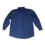 Vtg Jeetish Pretty Bleu Blue Acid Washed Denim Beaded Sequin Embellished Shirt S Photo 7