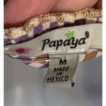 Papaya NEW! Women’s Smocked Peasant Camo Top Small Photo 3