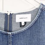 Current/Elliott  The Frayed Edge Denim Shift Dress Photo 5