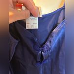 Vintage California Dynasty silky satin slip mini dress 💙💜 Blue Size L Photo 7