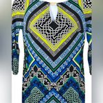 Laundry by Shelli Segal Psychedelic Retro Shift Dress Size Small Photo 3