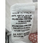 Tina Stephens Made in Italy Francesca Silk Cha‎ Cha Tiered Ruffle Dress OS White Size undefined Photo 5