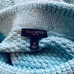 Talbots  Cowl Neck Knit Sweater in Baby Blue Women’s Size Small Petite NWOT! Photo 4