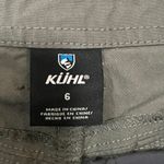 Kuhl Green Shorts Womens Size 6 Outdoor Granola Girl Earthy Nature Hiking Trails Photo 3
