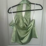superdown  Sage Green Halter Top Photo 5