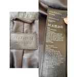 AllSaints Bales Biker 100% Lamb Leather Jacket All Saints Moto Size UK 8 US 4 Black Photo 8