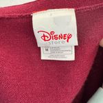 Disney Vintage Store Red Long Line Cardigan Embroidered Mickey Floral Womens M Photo 4