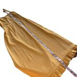 Faithfull the Brand Noemie MIDI Dress Yellow Striped Ruffle Tank Revolve US 6 Photo 15