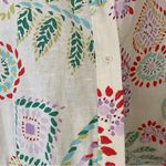 ZARA Button Down Shirt L NWT Summer Print Linen Blend Bohemian Photo 7