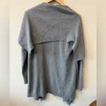 Lafayette 148  New York gray 100% merino wool cardigan Photo 2