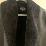 Splendid  Mixed Media Teddy Wool Leather Wrap Jacket Size Medium Photo 3