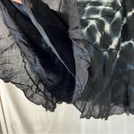 Cienna tie dye Knee length skirt blue white size large Photo 5