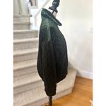 I am gia I.AM.GIA Contraband Green Quilted Velvet Puffer Jacket Photo 5