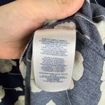 CHAPS  Floral Blouse Size 3X Navy Lightweight Boho Stretch Office Comfy Boho Photo 8