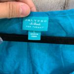 Calypso St. Barth NWT for Target Blue Woven Side Cinch Cotton Top Lightweight Photo 4