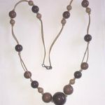 Brown Beaded Boho Necklace Photo 0