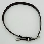 Brighton Allegro Swirl Faux Croc Embossed Brown Leather Belt Silver Buckle Sz M Photo 3