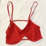 Free People NEW Intimately  Red Bralette - Size: Medium/Large Photo 0