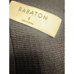 Babaton  Black Ribbed Mini Dress Sleeveless Bodycon Criss Cross Halter‎ Neck Photo 4