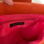 Vintage Sunny Hawaii Floral Bamboo Handbag Pink Photo 8