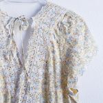 American Eagle  Ruffle Tiered Floral Lace Bohemian Mini Dress Photo 9