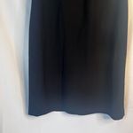 Liz Claiborne Black Dress Filigree Jeweled Neck Design Short Sleeve Sheath 8/MD Photo 5