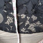 Diane Von Furstenberg  Lorelei Two Bloom Black Jacquard Lace Button down 6 Photo 9